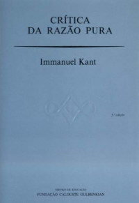 Image of CRÍTICA DA RAZÃO PURA