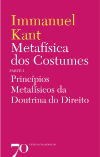 Image of Metafísica dos costumes 