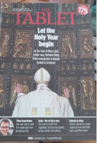 Image of THE TABLET LET THE HOLY YEAR BEGIN