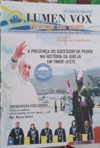 Image of A PRESENCA DO SUCESSOR DE PEDRO NA HISTORIA DA IGREJA EM TIMOR-LESTE